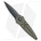 Paragon Warlock Enchanter Folding Knife, 3.875in, CPM S30V, Dagger Blade, Aluminum OD Green Handle, Black Sorcerer, Black/OD Green, 9.375in, BHQ-69125