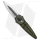 Paragon Warlock Enchanter Folding Knife, 3.875in, CPM S30V, Dagger Blade, Aluminum OD Green Handle, Satin Sorcerer, Gray/OD Green, 9.375in, BHQ-96927