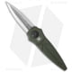 Paragon Warlock Enchanter Folding Knife, 3.875in, CPM S30V, Dagger Blade, Aluminum OD Green Handle, Satin Sorcerer, Steel/OD Green, 9.375in, BHQ-35166