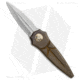 Paragon Warlock Enchanter Folding Knife, 3.875in, CPM S35VN Stainless Steel, Dagger Blade, Titanium Bronze Handle, Gray/Bronze, 9.375in, BHQ-134032