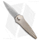 Paragon Warlock Enchanter Folding Knife, 3.875in, CPM S35VN Stainless Steel, Dagger Blade, Titanium Gold Handle, Antique Gold Titanium Starburst, Gray/Gray/Gold, 9.375in, BHQ-141506