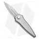 Paragon Warlock Enchanter Folding Knife, 3.875in, CPM S35VN Stainless Steel, Dagger Blade, Titanium Gray Handle, Smooth Gray Titanium, Gray/Steel/Gray, 9.375in, BHQ-137112