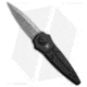 Paragon Warlock Enchanter Folding Knife, 3.875in, Damascus, Dagger Blade, Aluminum Black Handle, Black/Black, 9.375in, BHQ-36463