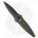Paragon Warlock Folding Knife, 3.875in, CPM S30V, Dagger Blade, Aluminum OD Green Handle, Black/OD Green, 9.375in, BHQ-35577