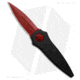Paragon Warlock Folding Knife, 4.00in, CPM S35VN Stainless Steel, Dagger Blade, Aluminum Black Handle, Red/Black, 9.40in, BHQ-182974