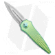 Paragon Warlock Metallic Folding Knife, 3.875in, CPM S35VN Stainless Steel, Dagger Blade, Titanium Blue/Green Handle, Gray/Gray/Blue/Green, 9.375in, BHQ-141500