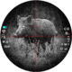 PARD Optics DS35 Day and Night Vision Rifle Scope, Laser Rangefinder, 5.6x70mm, 850nm IR, 2560x1440 px, Multiple Reticles, Black, DS35-70RF-850