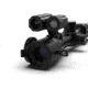 PARD Optics DS35 Day and Night Vision Rifle Scope, Laser Rangefinder, 5.6x70mm, 850nm IR, 2560x1440 px, Multiple Reticles, Black, DS35-70RF-850