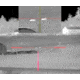Pard SA 3.2-12.8x 45mm 1024x768 50Hz Thermal Scope with Laser Range Finder, Black, SA-45-THRLRF