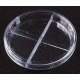 Parter Medical Petri Dishes, Segmented, Sterile 3562 Semi-Stackable Dishes I-Plate