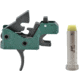 Partisan Triggers Disruptor AR-15 FRT Rifle Trigger, Green &amp; Kaw Valley Precision Heavy H3 Stainless Steel Buffer, 5.4 oz