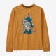 Patagonia Patagonia Kids Long Sleeve Regenerative Organic Certified Cotton Graphic T-Shirt, 62253-WENB-S