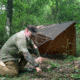 Pathfinder Nylon Tarp, 7.8 x 7.8in, Earth Brown, EBT-PF