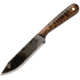 Pathfinder PKS Camp &amp; Trail Fixed Blade Knife, 10in Overall, 5in Forge Finish 1095HC Steel Blade, Curly Maple Handle, CKCT-PKS