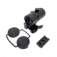 Patriot Optics Collaborare 3X Magnifier W Flip To Side Mount, Matte Black, 3x, PO-M-3XC
