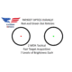 Patriot Optics Diavolo Red/Green Dot Sight, 1x20mm, 2 MOA, PO-RD-D