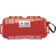 Pelican 1030 Micro Watertight Dry Box, 7.50x3.87x2.43in, Solid Red w/Carabiner, 1030-025-170