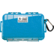 Pelican 1050 Micro Watertight Crushproof Dry Box, 7.50x5.06x3.12in - Solid Blue w/Loop