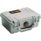 Pelican 1120 Small Waterproof 7.46x4.96x3.33in Carry Case, Silver, No Foam