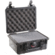 Pelican 1150 Small Protector Case, Crushproof 8.49x5.99x3.75in Dry Box w/Foam, Black, 1150-000-110
