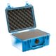 Pelican 1150 Small Protector Case, Crushproof 8.49x5.99x3.75in Dry Box w/Foam, Blue, 1150-000-120