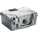 Pelican 1150 Small Protector Case, Crushproof 8.49x5.99x3.75in Dry Box w/No Foam, Silver, 1150-001-180