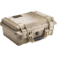 Pelican 1454 Protector Waterproof Crushproof Medium Case, Desert Tan w/ Padded Dividers