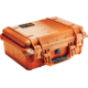 Pelican 1454 Protector Waterproof Crushproof Medium Case, Orange w/ Padded Dividers