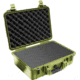 Pelican 1500 Medium Crushproof Dry Case, 18.5x14x7in, OD Green w/ Liner and Foam