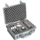 Pelican 1504 Medium Crushproof Dry Case, 18.5x14x7in, Silver w/ Liner and Dividers