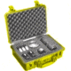 Pelican 1504 Medium Crushproof Dry Case, 18.5x14x7in, Yellow w/ Liner and Dividers