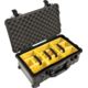 Pelican 1510 Carry On 22x13x9in Wheeled Protector Case, Black w/Padded Dividers 015100-0040-110