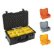 Pelican 1535 Air Protector Case, Black, Orange, Silver, Yellow