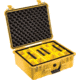 Pelican 1550 Waterproof 20x16x8in Protector Case, Yellow w/Foam, 1550-000-240