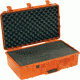 Pelican 1555 Air Protector Case, with Foam, Orange, 015550-0001-150