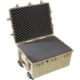 Pelican 1630 Protector Large Watertight 31x24x17in Case, Desert Tan w/ Wheels, Foam 1630-000-190