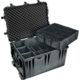 Pelican 1660 Large Protector Watertight Hard Case, Black w/ Liner &amp; Padded Dividers 1660-024-110