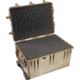 Pelican 1660 Large Protector Watertight Hard Case, Desert Tan w/ Liner &amp; Foam 1660-020-190
