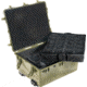 Pelican 1690 Transport Wheeled Crushproof Dry Box w/Padded Dividers, OD Green