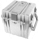 Pelican 340 Watertight Protector 18in Cube Case w/ Wheels, with Liner &amp; No Foam - Silver 0340-001-180