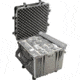 Pelican Large Cube Black Case 0354 with Padded Dividers