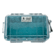 Pelican 1050 Micro Watertight Crushproof Dry Box, 7.50x5.06x3.12in - Clear w/Aqua Liner and Loop