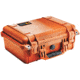 Pelican Protector Case, Orange, 11.in x 8.9in x 5.2in 1400 ORANGE