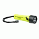 Pelican Stealthlite 2400 Xenon 4AA Flashlight Yellow w/ Batteries