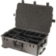Pelican Storm Cases iM2950 Dry Box w/ Wheels, 31.3x20.4x12.2in, Black, Padded Dividers, with Wheels, 31.3x20.4x12.2in