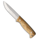 Peltonen Knives Peltonen Knives M07 Ranger Pukko Fixed Blade Knife Curly Birch 4.6" Satin, Brown, 14C28N, adult, BHQ-226509
