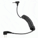 Peltor Audio Input Cable - 3.5mm Mono Plug w/ 12-in Coil Cable FL6H-03
