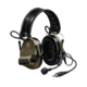 PELTOR 3M, ComTac, VI NIB Headset, Foldable, Single Lead, Standard Dynamic MIc, MI Input, Nato Wiring, Green, MT20H682FB-47N GN
