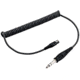 PELTOR FLX2 Cable, 1/4in Stereo, Black, FLX2-204
