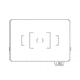 Pentax LF-80 Focusing Screen - AF Framed Matte 38574